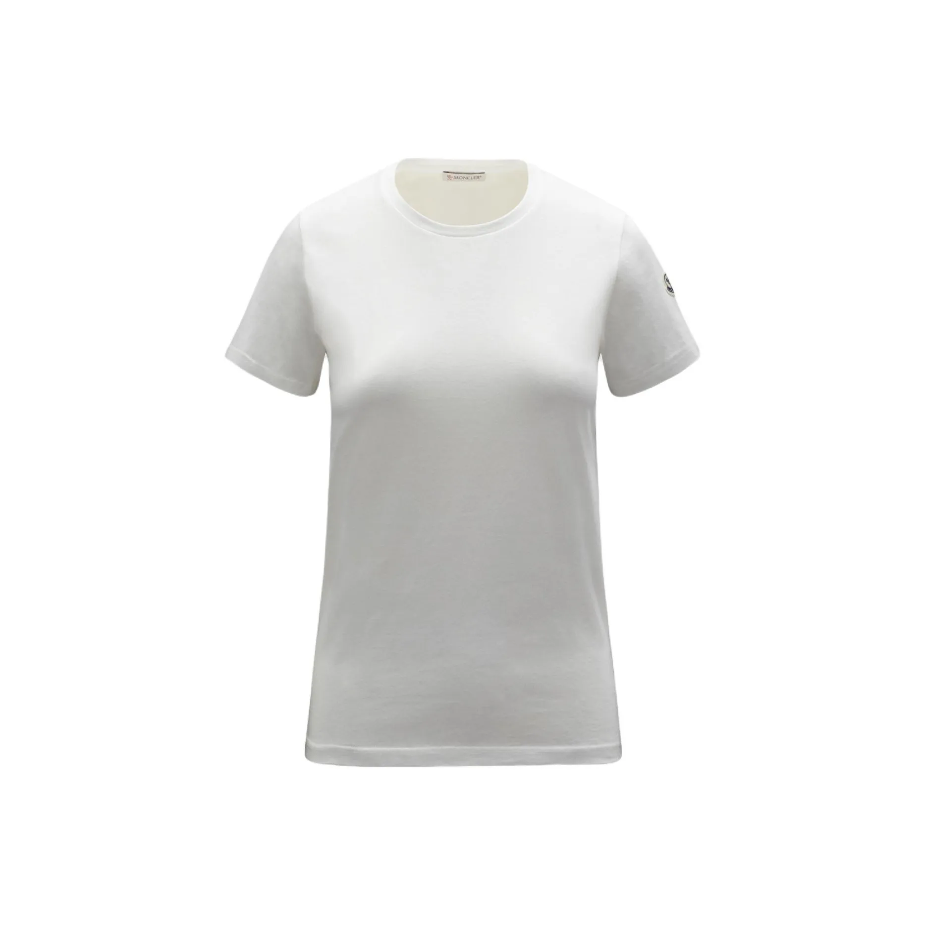 MONCLER Стандартная T-рубашка Женская Натуральный Белый