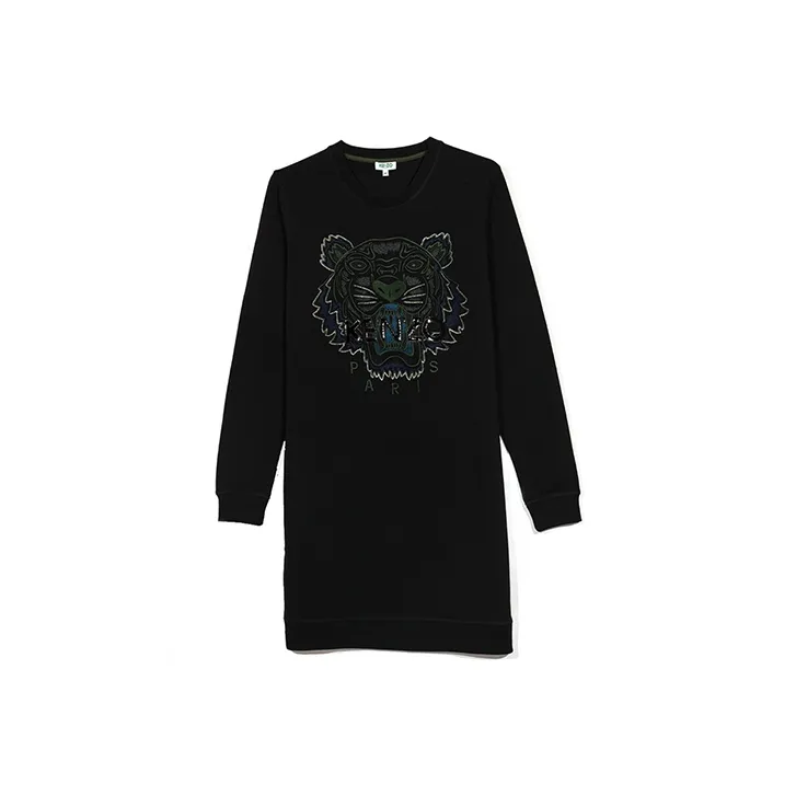 KENZO Classic Tiger Head Толстовка Женская Черная