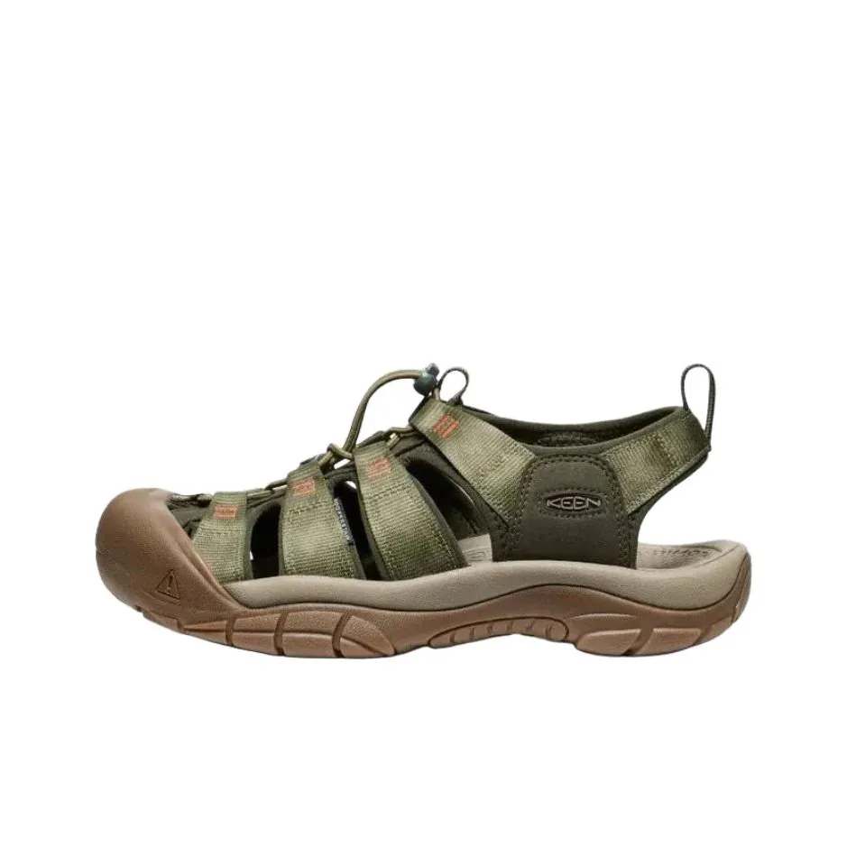 KEEN Newport H2 Slip-Resistant Abrasion-Resistant Hiking Shoes Men's Green