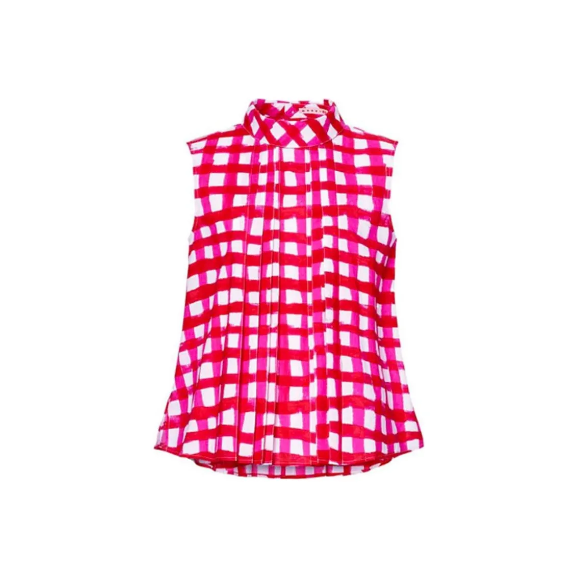 UNIQLO MARNI Co Branding Розово-красные Женские Рубашки