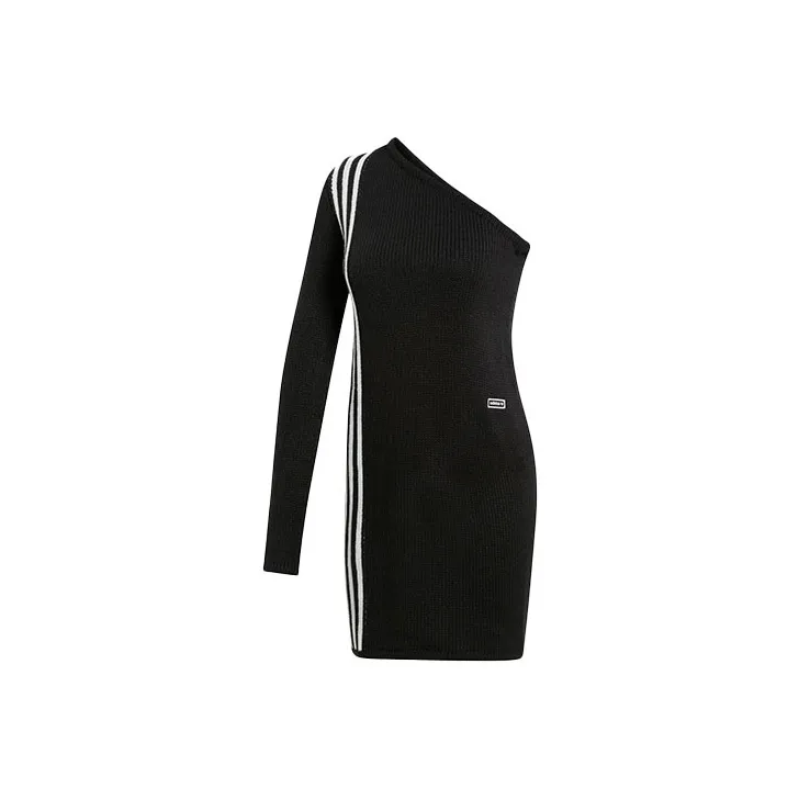 Adidas Originals Slim Fit Трикотаж Женский Черный