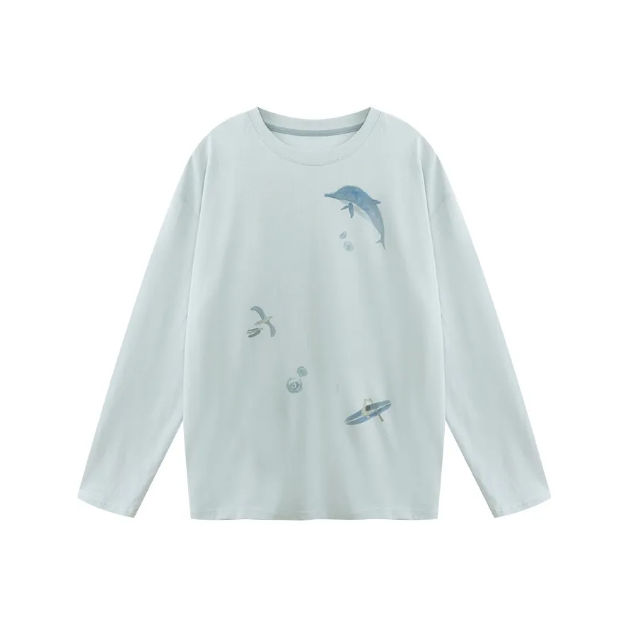 HOT HORSE Regular T Shirt Unisex Aqua Blue