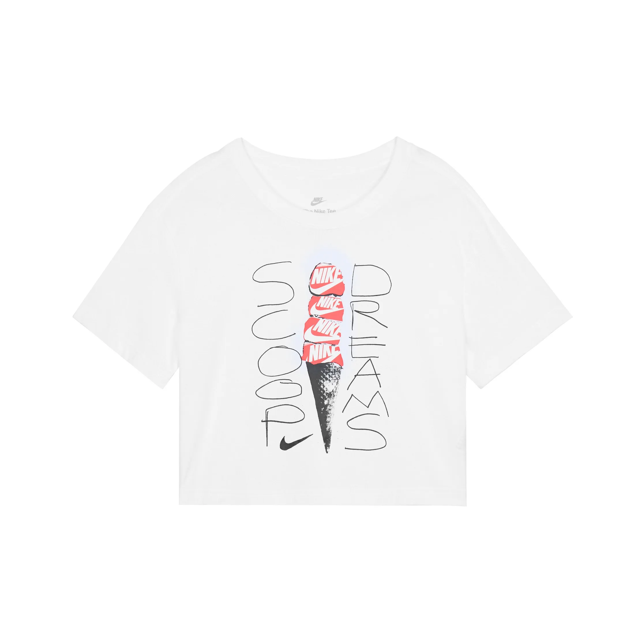 Nike Sportswear Women'ss Retro Crewneck Pullover T-Shirt White