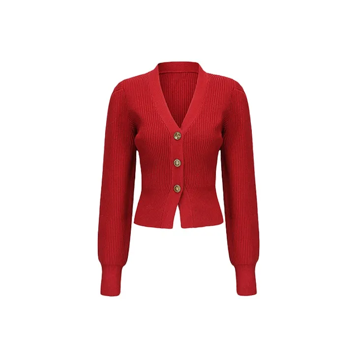 Barb Chill Preppy Series Knitwear Women's Red