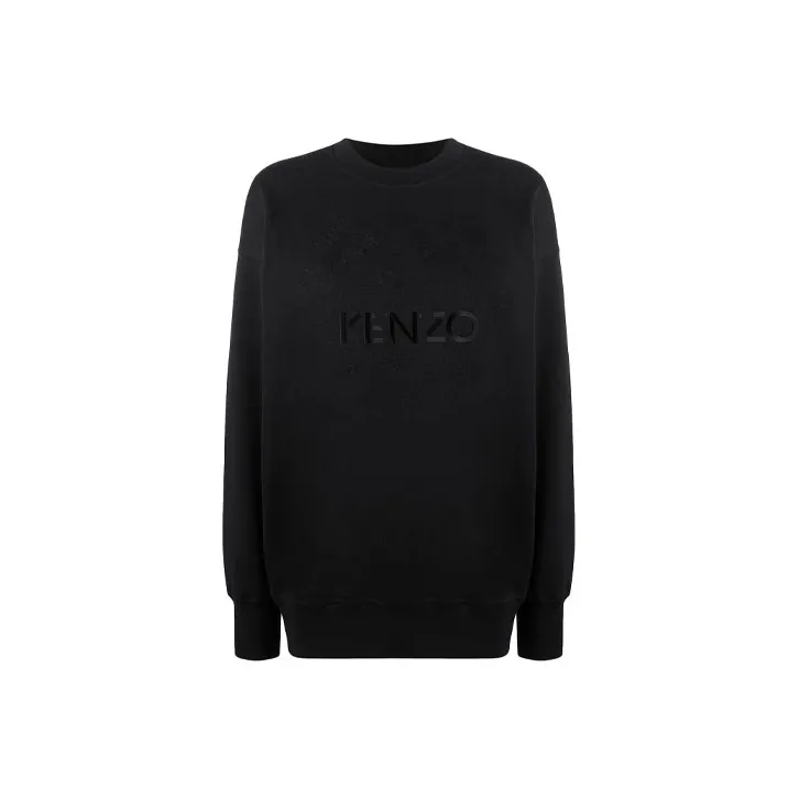 KENZO Classic Tiger Head Свитшот Женский Черный