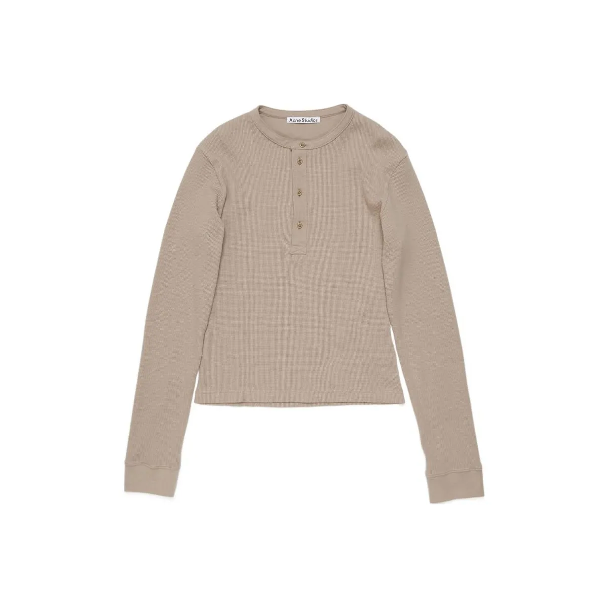 Acne Studios Waffle-knit Cotton T-shirt