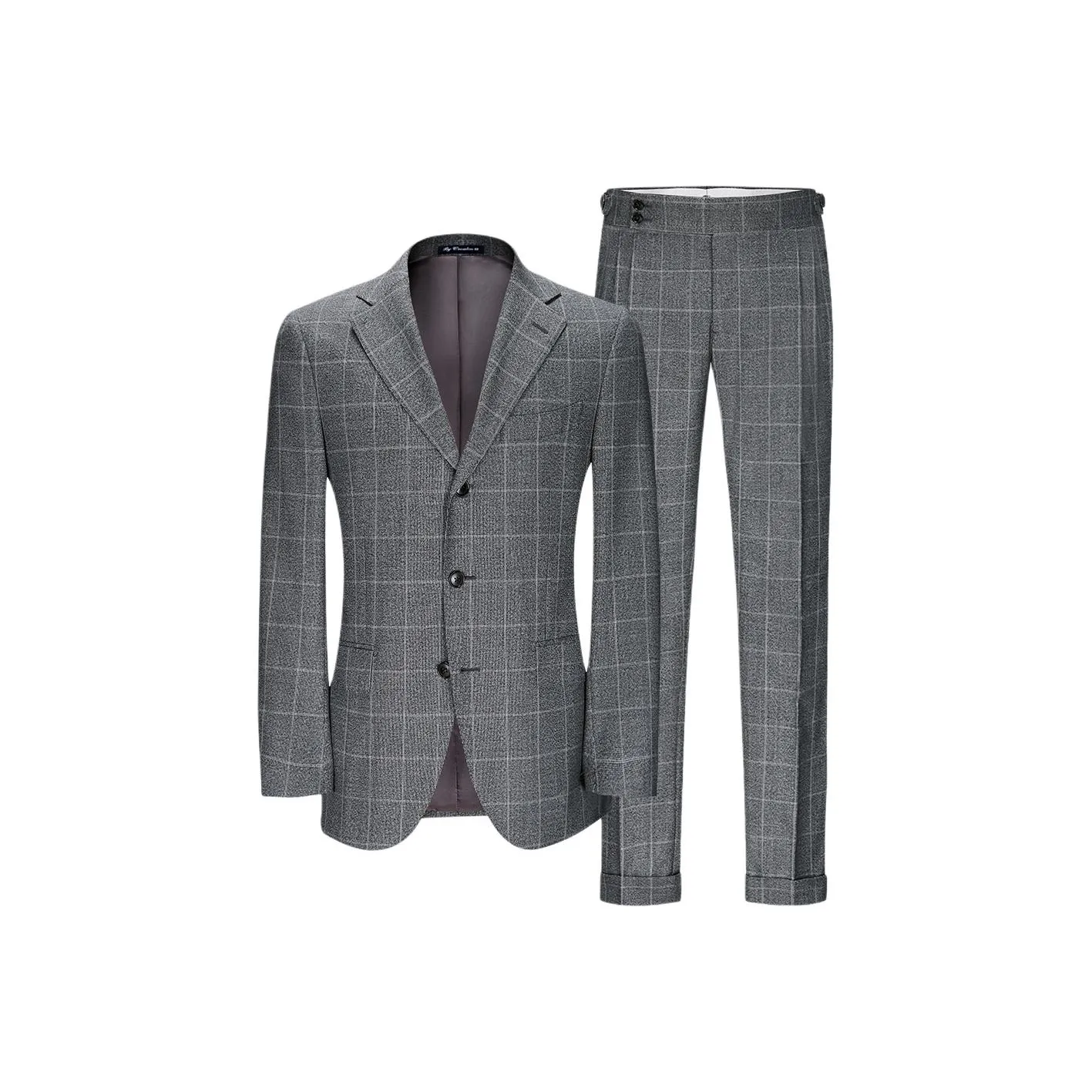 BY CREATIONS Бизнес-костюм мужской темно-серый