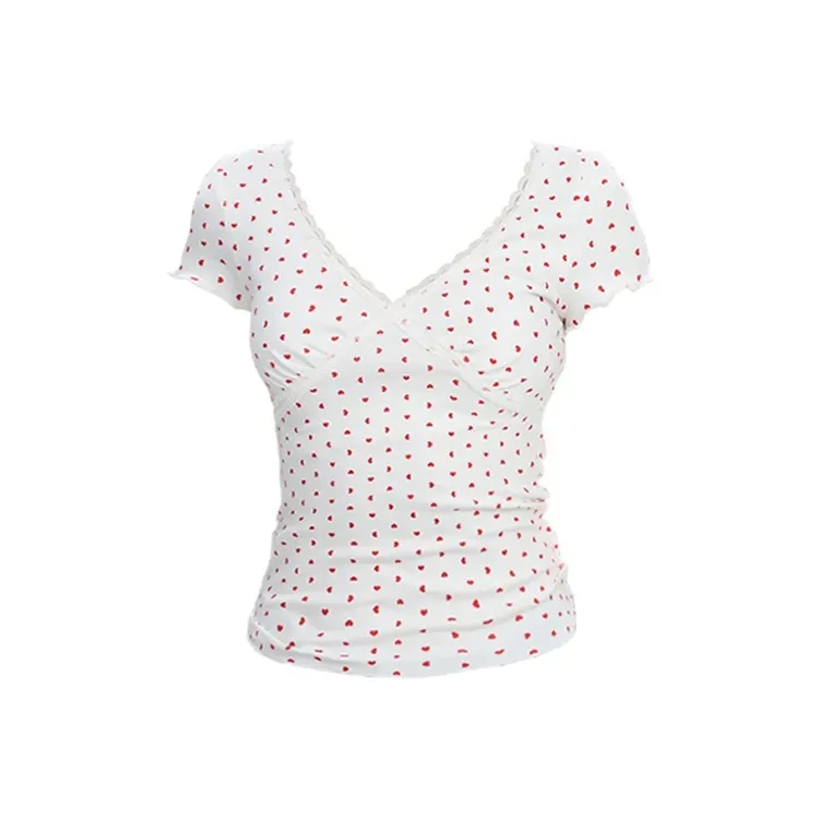 SISC Комплект с короткими рукавами T-рубашка Женская Белая