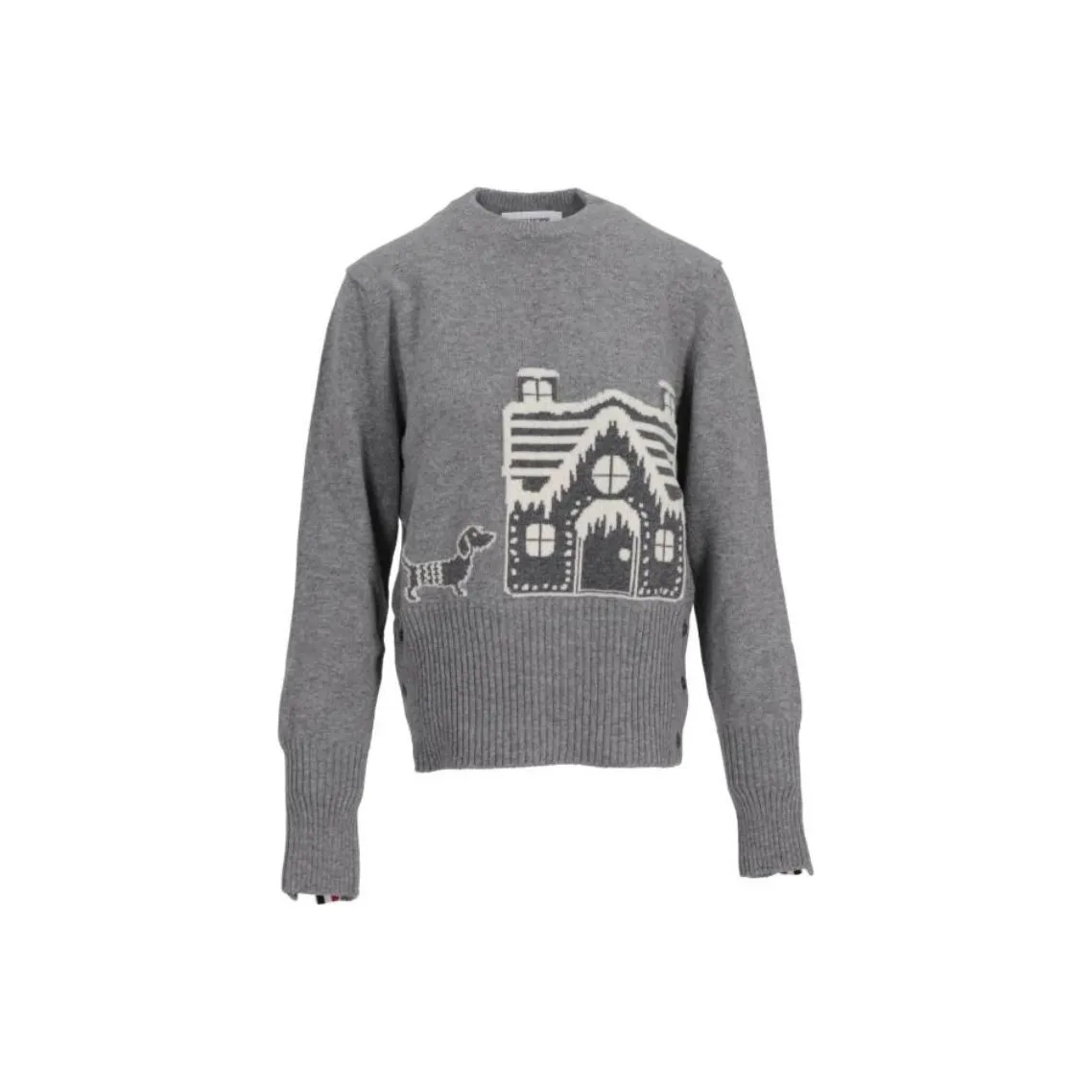 THOM BROWNE Holiday Scenery Classic Crewneck Jumper