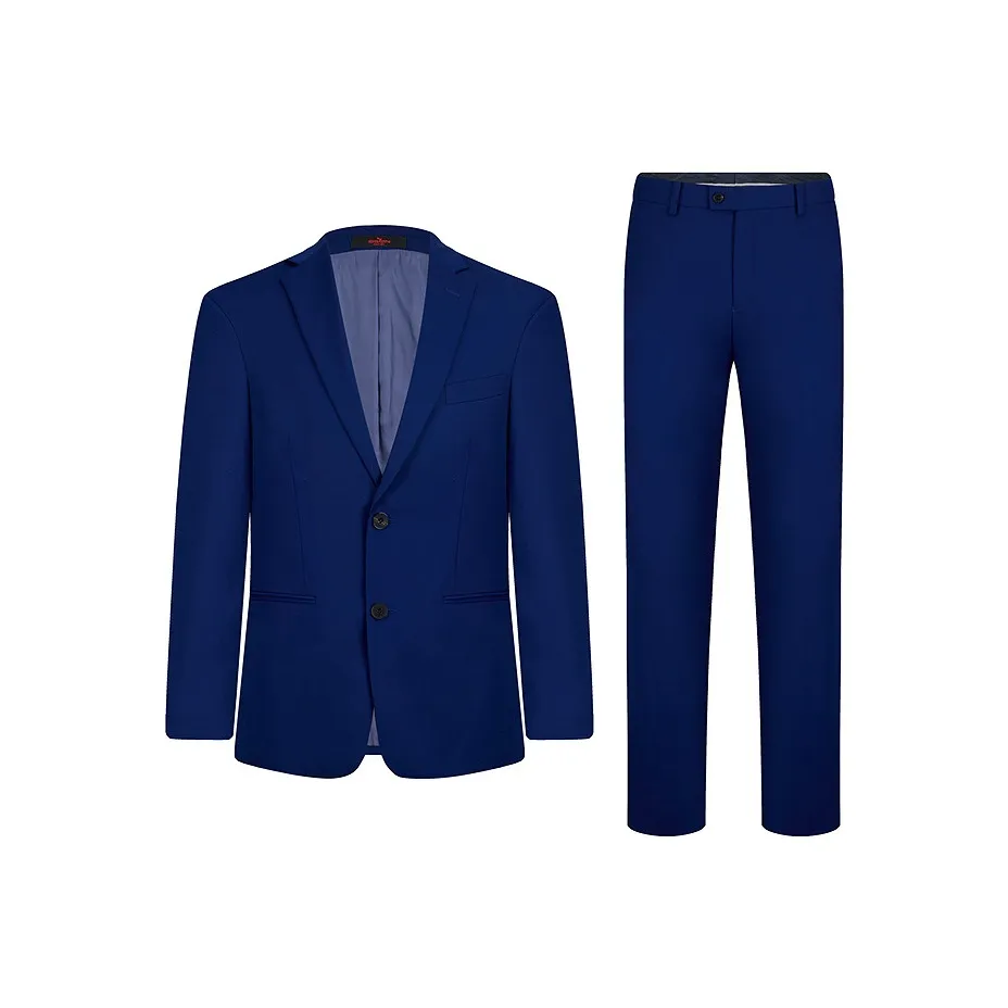 SEVEN Деловой костюм мужской королевский синий