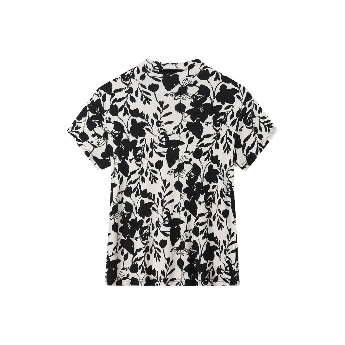 H YXIANG T Рубашка Женская Черная Белая