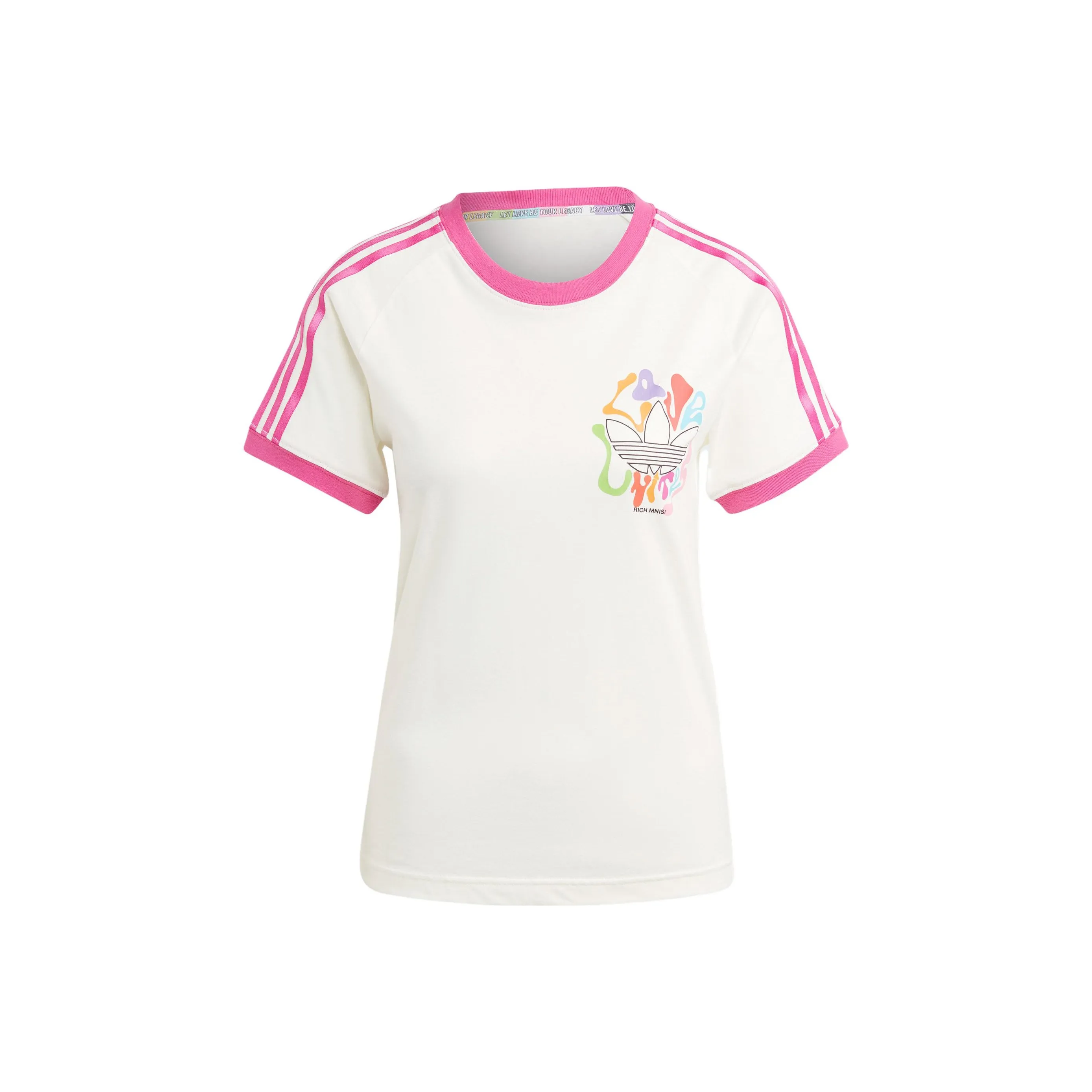 Adidas Originals Raglan Sleeve T Shirt Women's Jade White