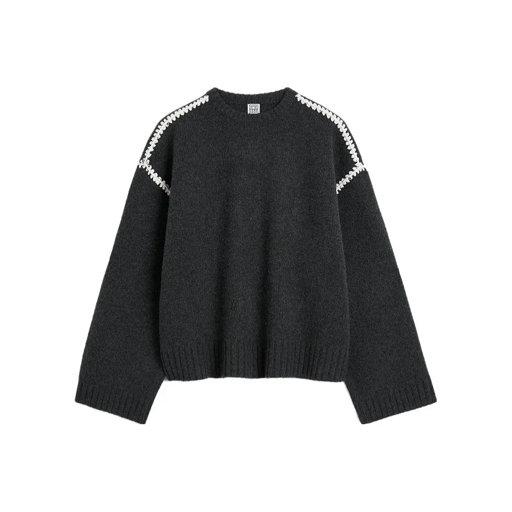 TOTEME SS24 Свитер Женский Фотиния Серый