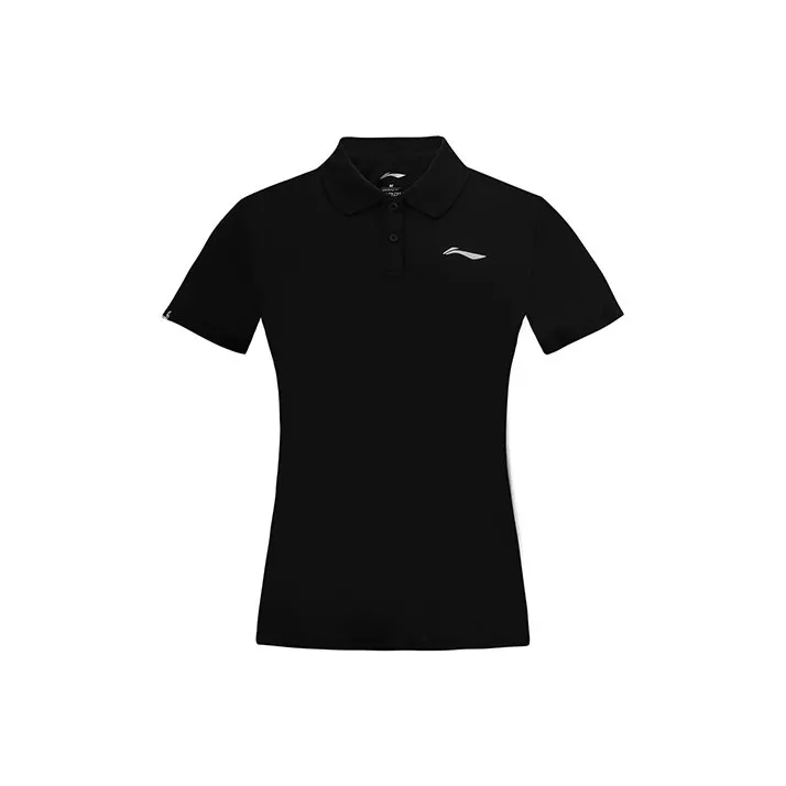 Поло с подкладкой женское черное