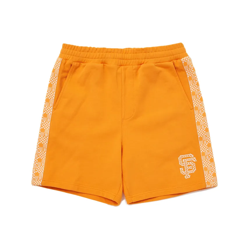 MLB Base Logo San Francisco Giants MLB Checkerboard Повседневные шорты Унисекс Оранжевый
