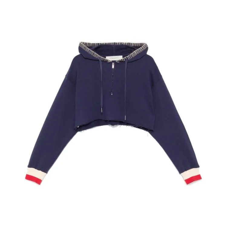 PURPLE COLOR BLOCK PLUSH SWEATSHIRT WITH STAND-UP COLLAR, CHILD PURPLE COLOR BLOCK PLUSH SWEATSHIRT WITH STAND-UP COLLAR, CHILD