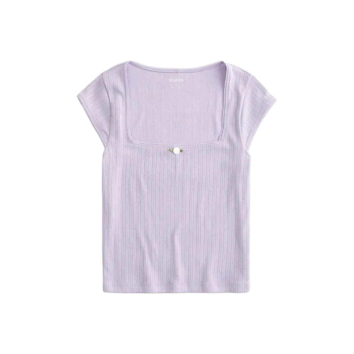 Hollister Стандартная T-рубашка Женская Фиолетовая