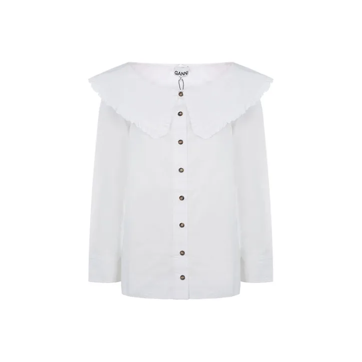 GANNI Белые Женские Рубашки