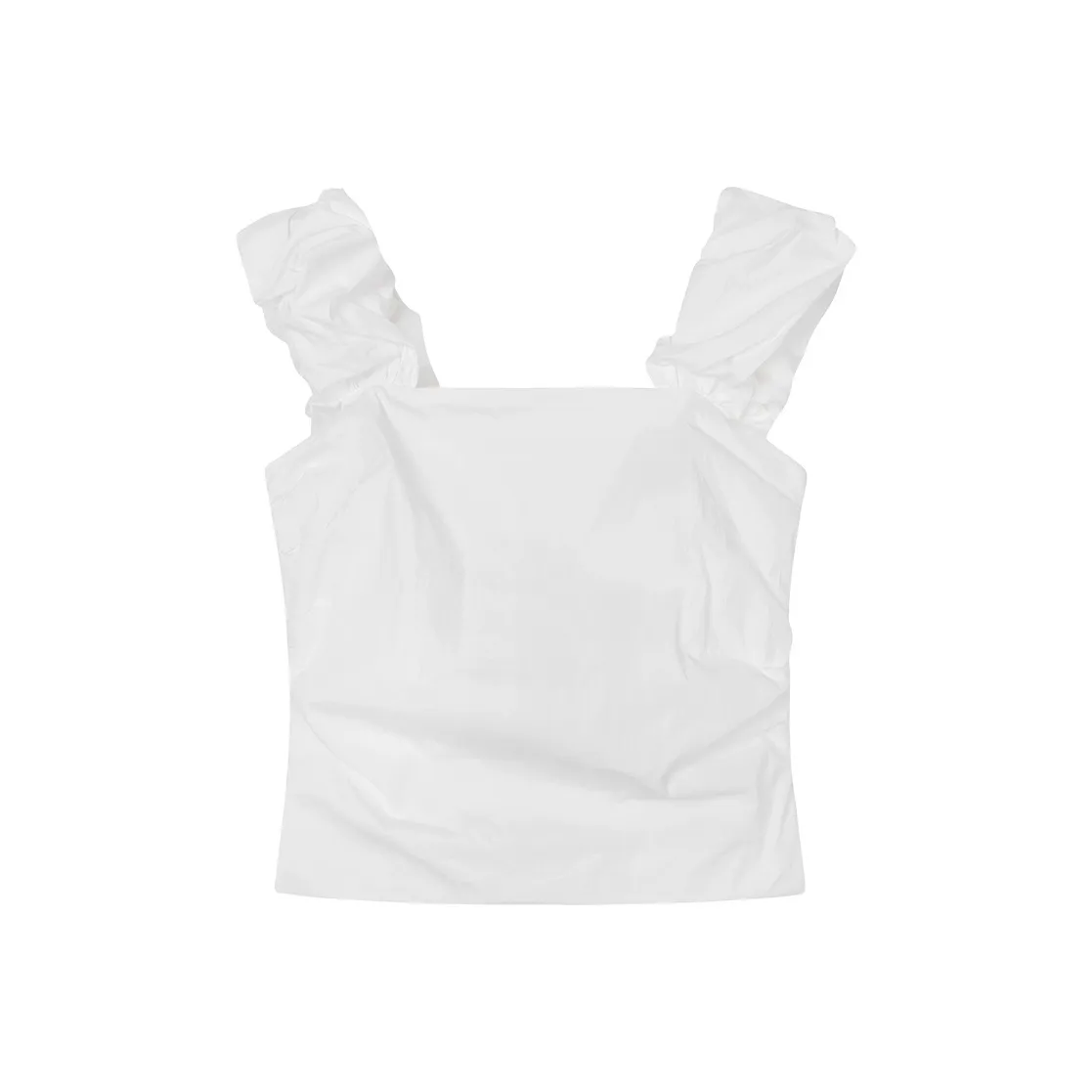 SKYA Т-рубашка с оборочным рукавом женская