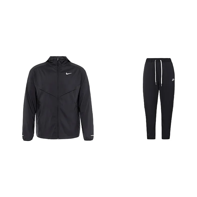 Nike Sweatshirt Set Unisex Black