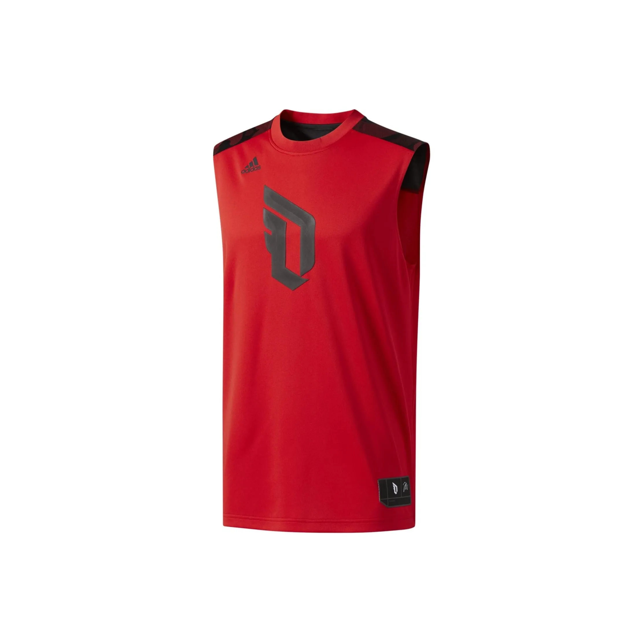 Adidas Dame Lillard Джерси Баскетбол Джерси Мужской Красный