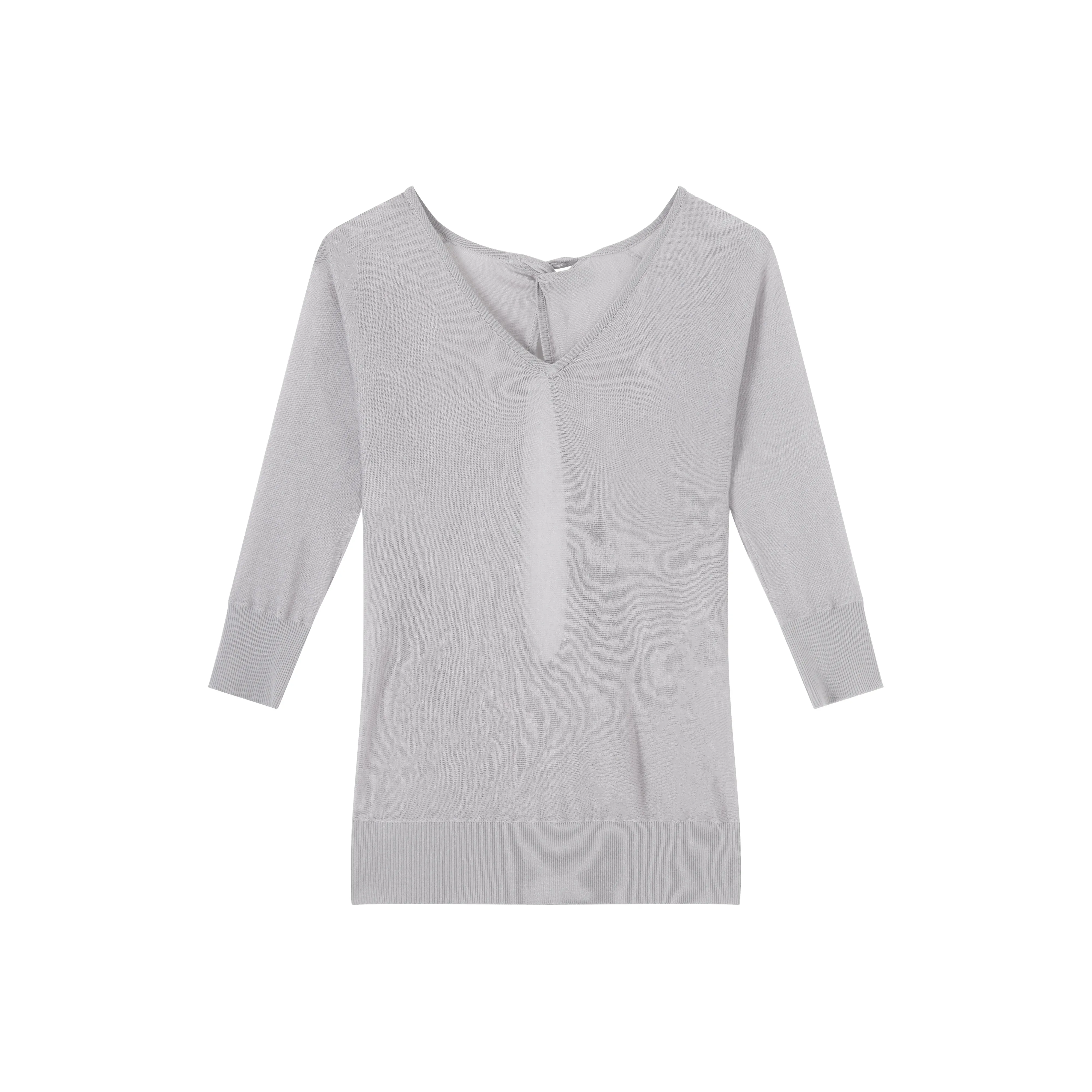 RUNTOTHEFUTURE Летучая мышь рукав T-рубашка Женская Светло-серый