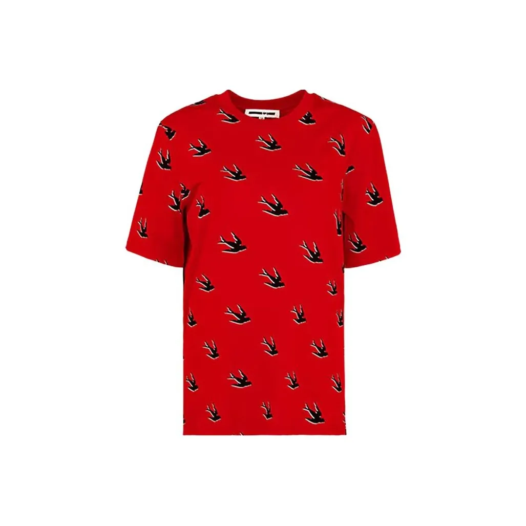 Alexander McQueen SS23 T Shirt Women's Red