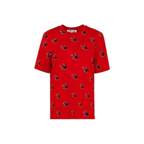 Alexander McQueen Женские рубашки красного цвета