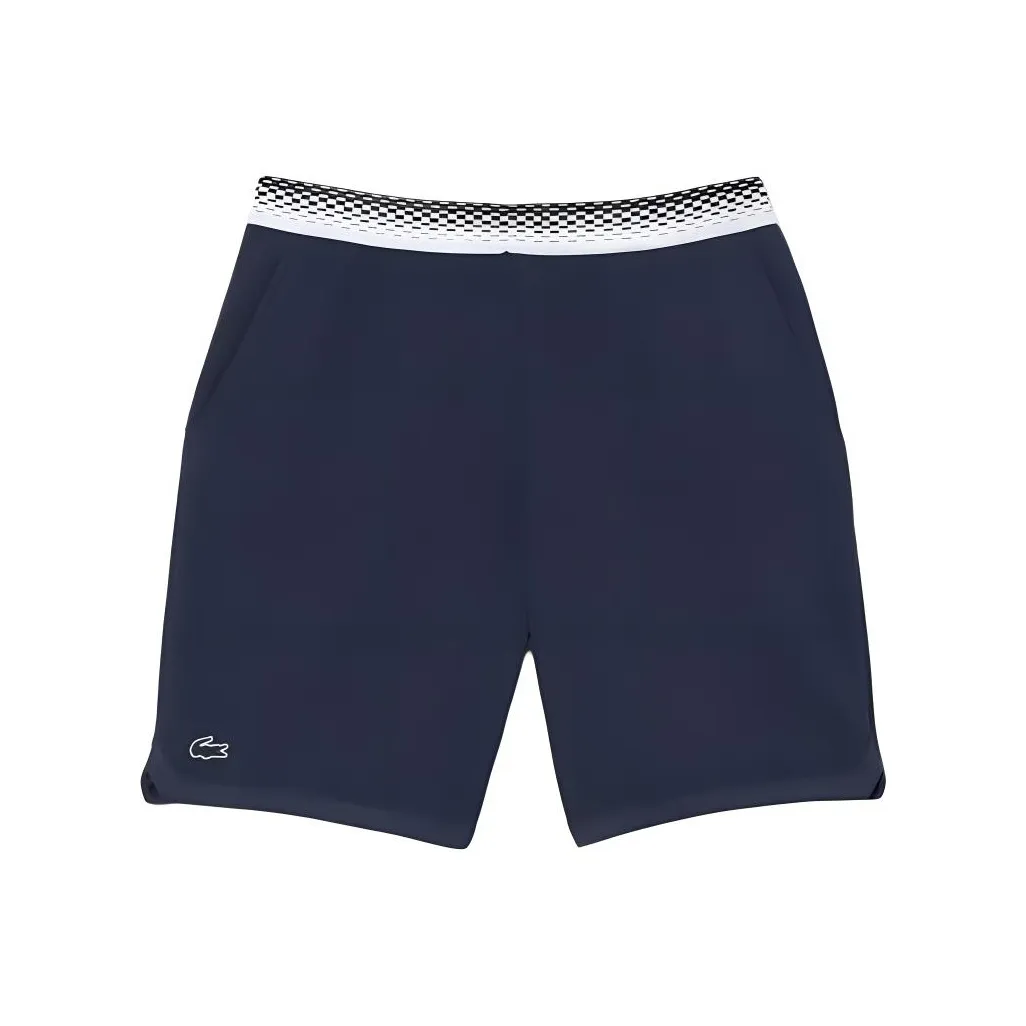 LACOSTE Daniel Medvedev Collaboration Синие Мужские Повседневные Шорты