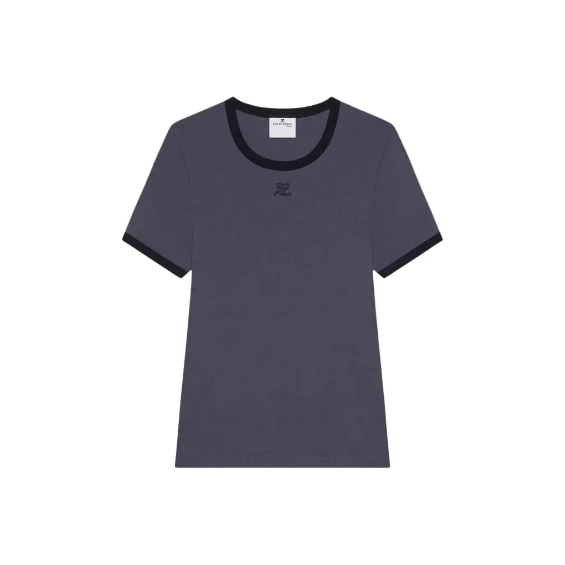 COURREGES T-рубашка женская черная