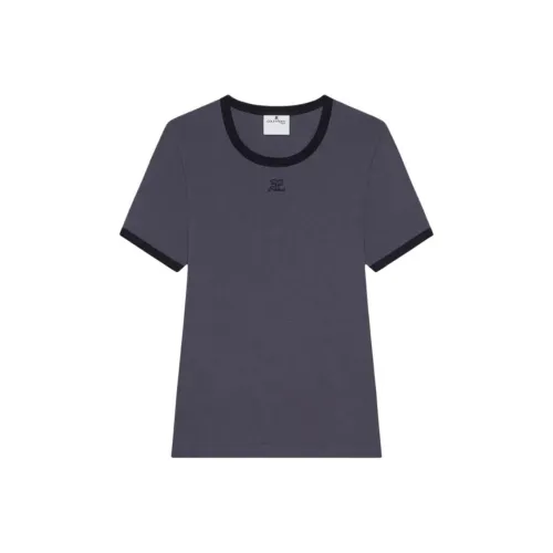 COURREGES Черные Женские Рубашки T