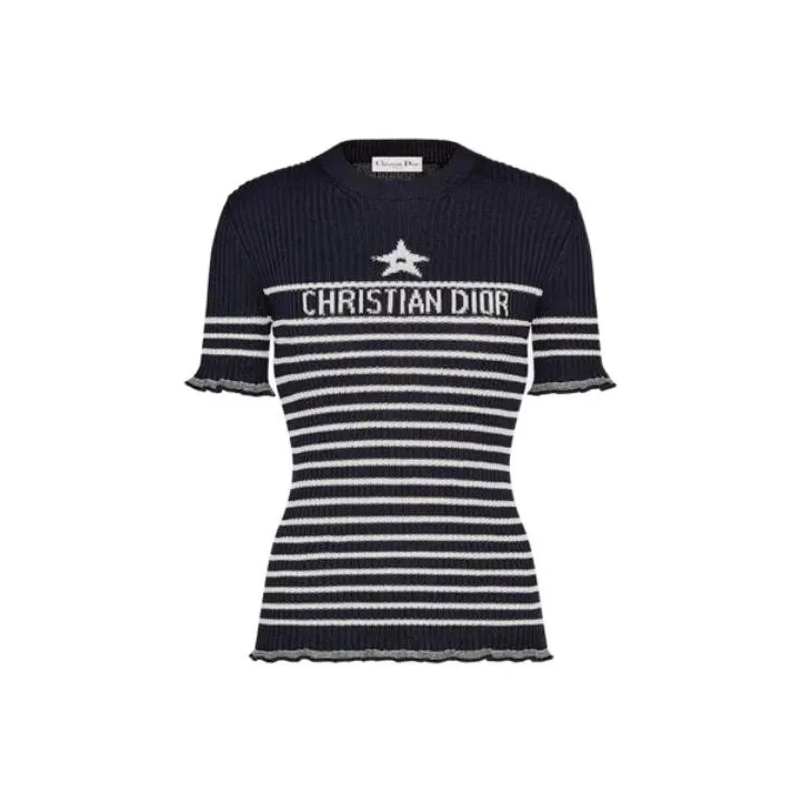 DIOR FW22 Knitwear Women's Blue White