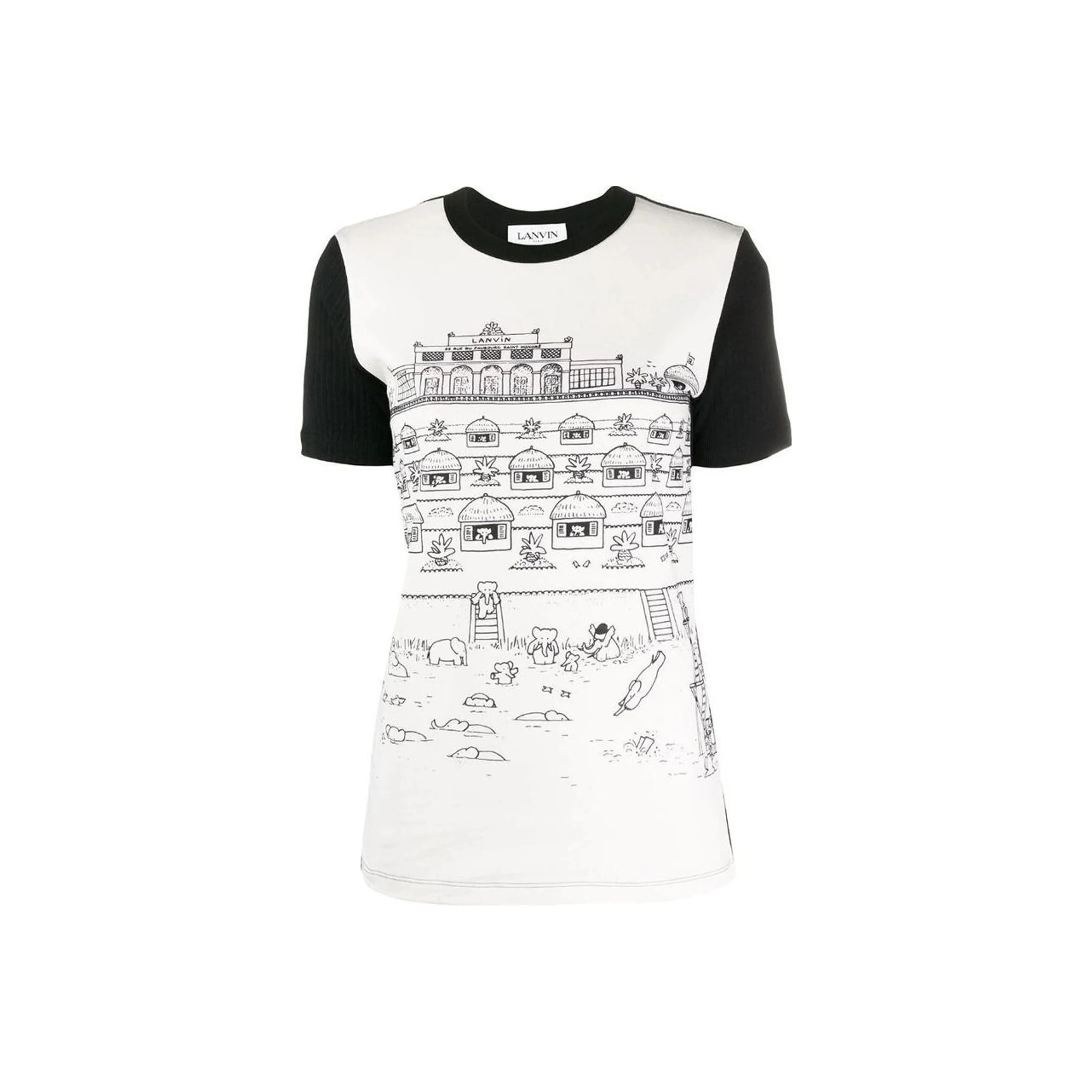 Lanvin Многоцветные Женские Футболки