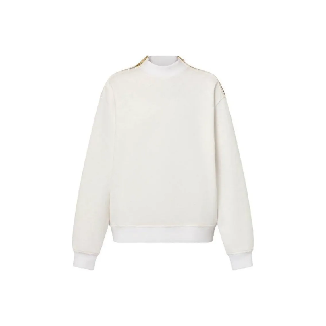LOUIS VUITTON Monogram Zipper Accent Sweater