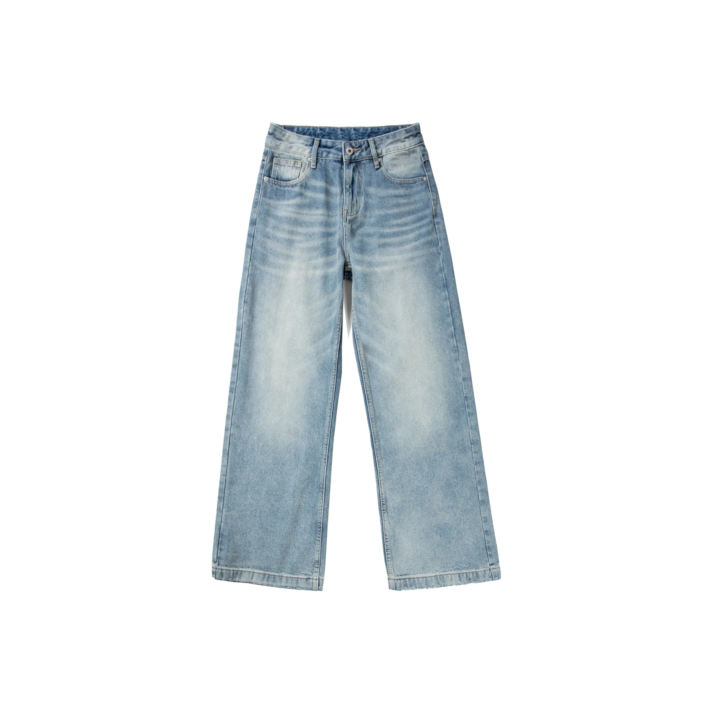 STRANGER LAB Синие Унисекс Джинсы