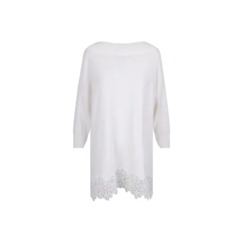 ERMANNO SCERVINO Белый Женские Свитеры