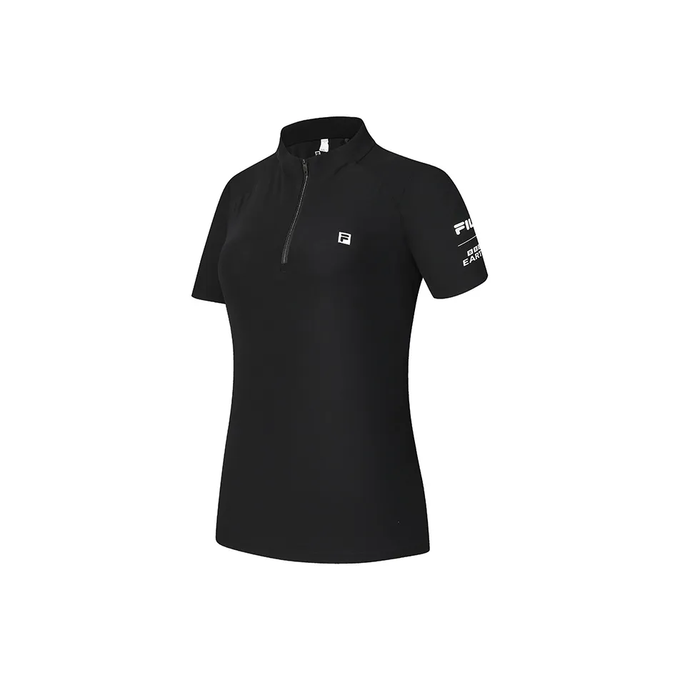 FILA x BBC EARTH T-Shirt Women's Pitch Black
