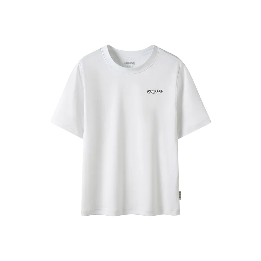 OUTDOOR PRODUCTS T-Shirt Женская Классическая Белая