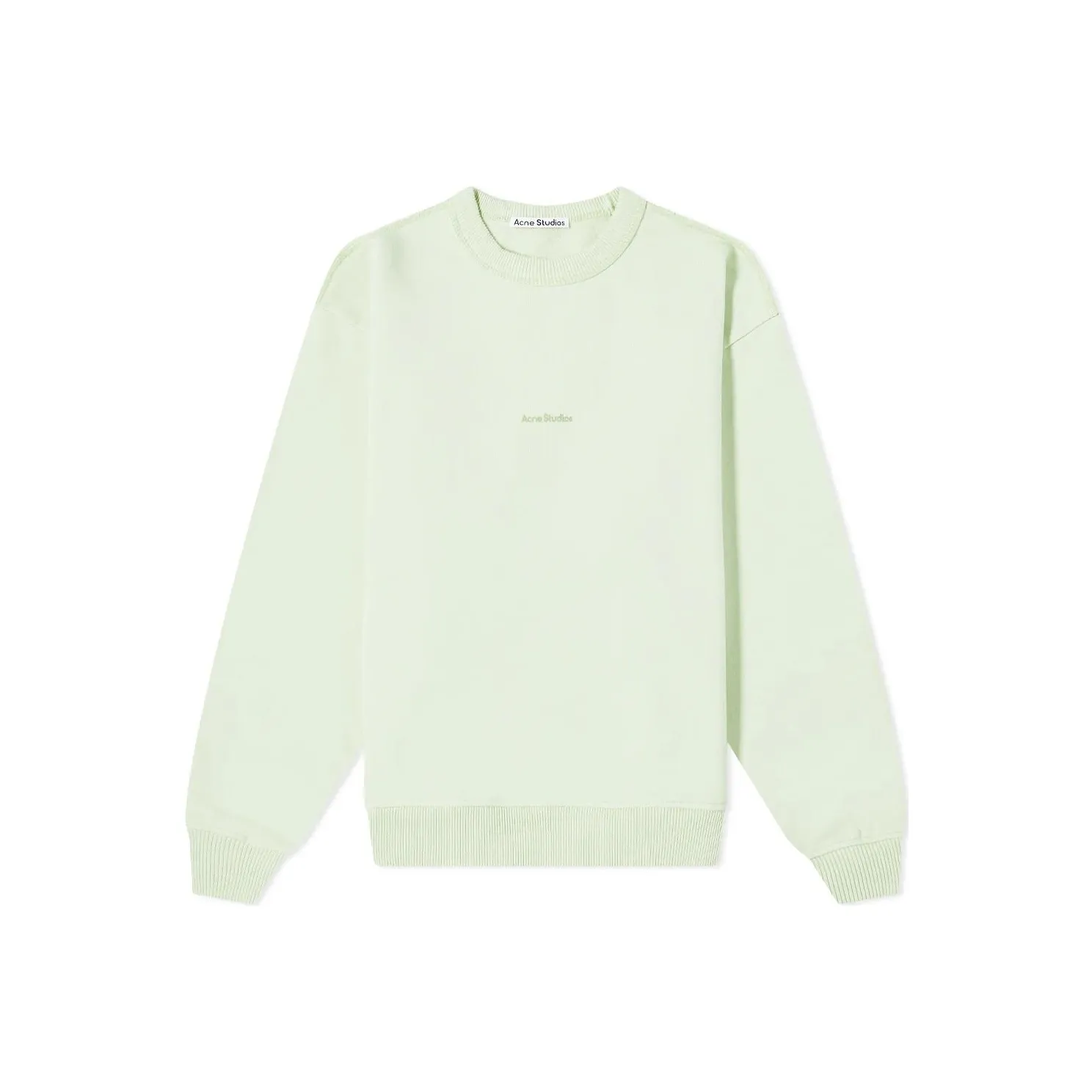 Acne Studios SS22 Толстовка Женская Светло-Зеленая