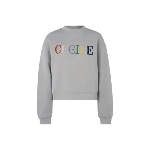 ETRE CECILE Серый Женские Свитшоты