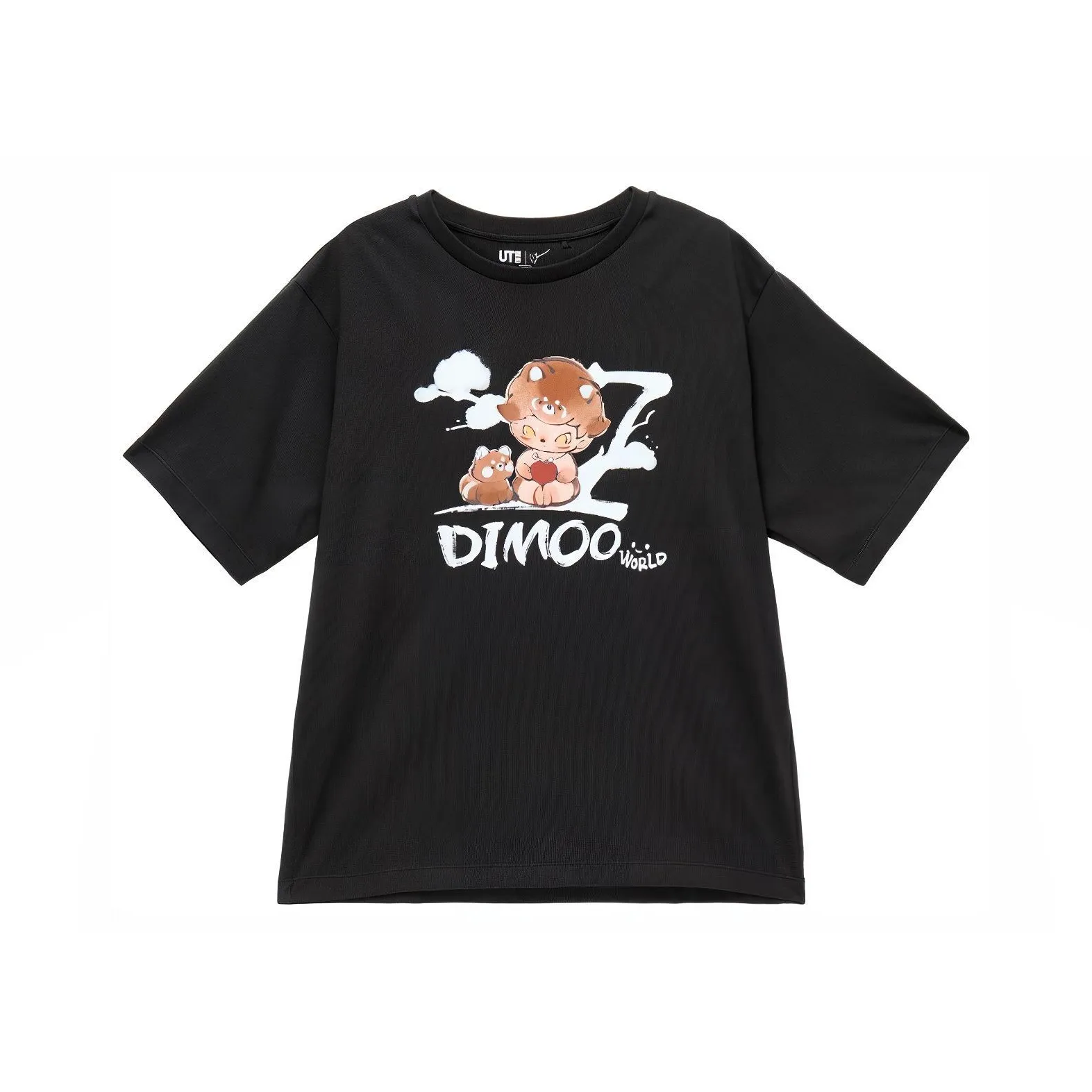 Pop Mart X UNIQLO Pop Mart, Collaboration T Shirts Women's Dark Gray