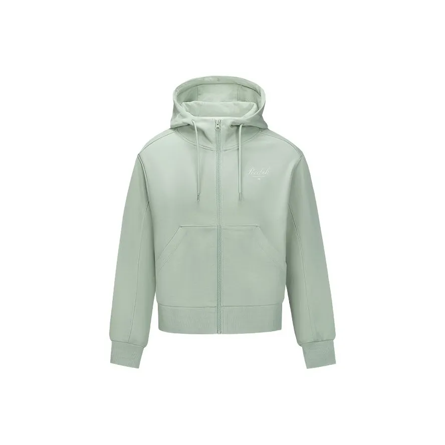 Reebok совместный свитшот женский серый зеленый