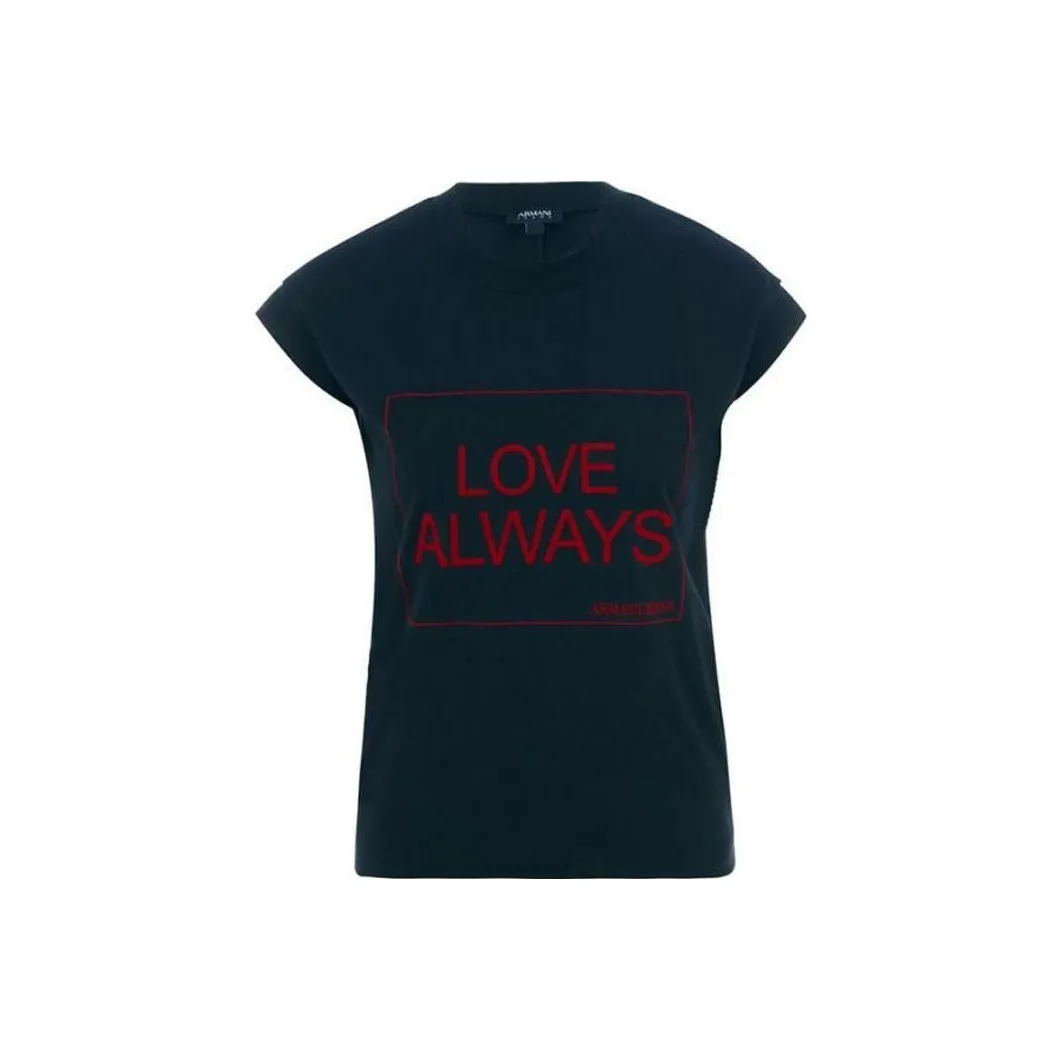 ARMANI JEANS T Shirts Women's Black
