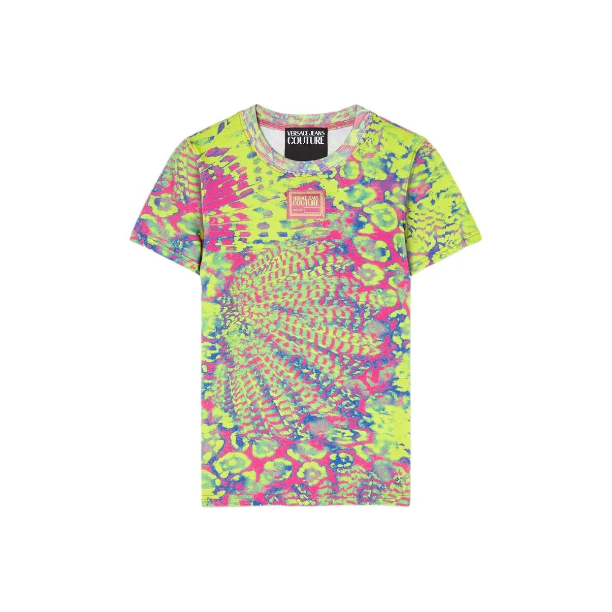VERSACE JEANS COUTURE Printed Cotton T shirt