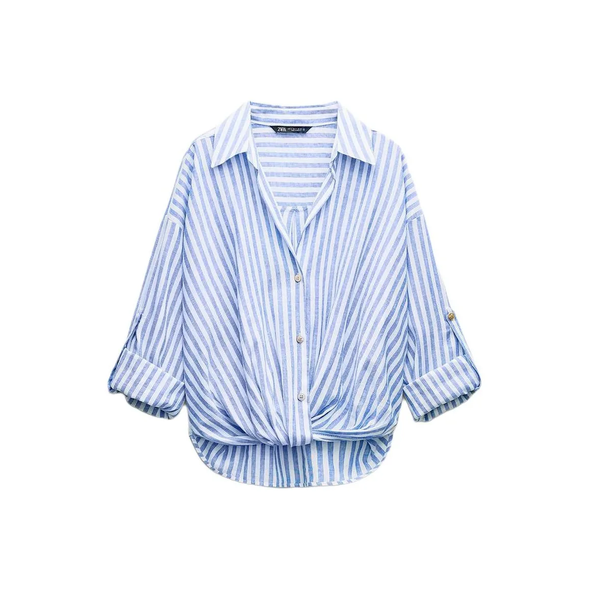 ZARA Shirts Women's Blue/White