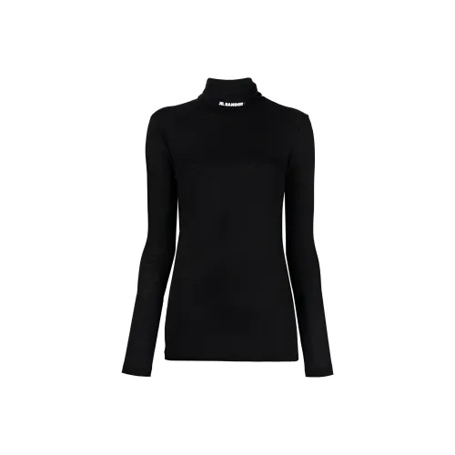 JIL SANDER Черный Женский Трикотаж