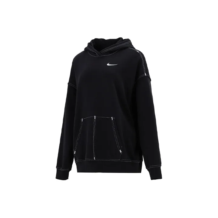 Nike NSW Swoosh Oversize Pullover Hoodie Black