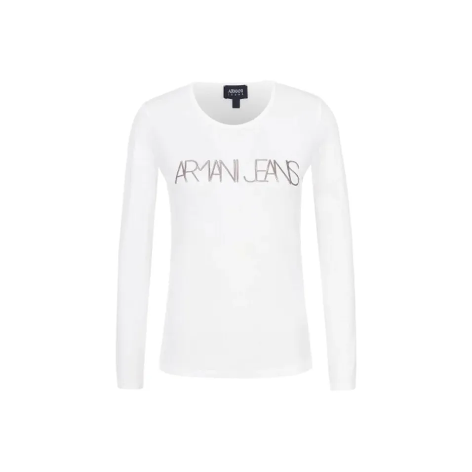 ARMANI JEANS T Shirts Women's White