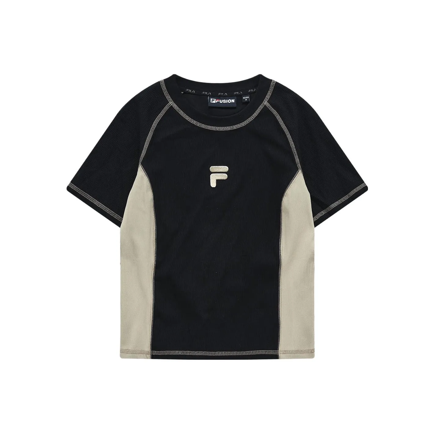 FILA FUSION Комплект с короткими рукавами футболка женский темно-черный