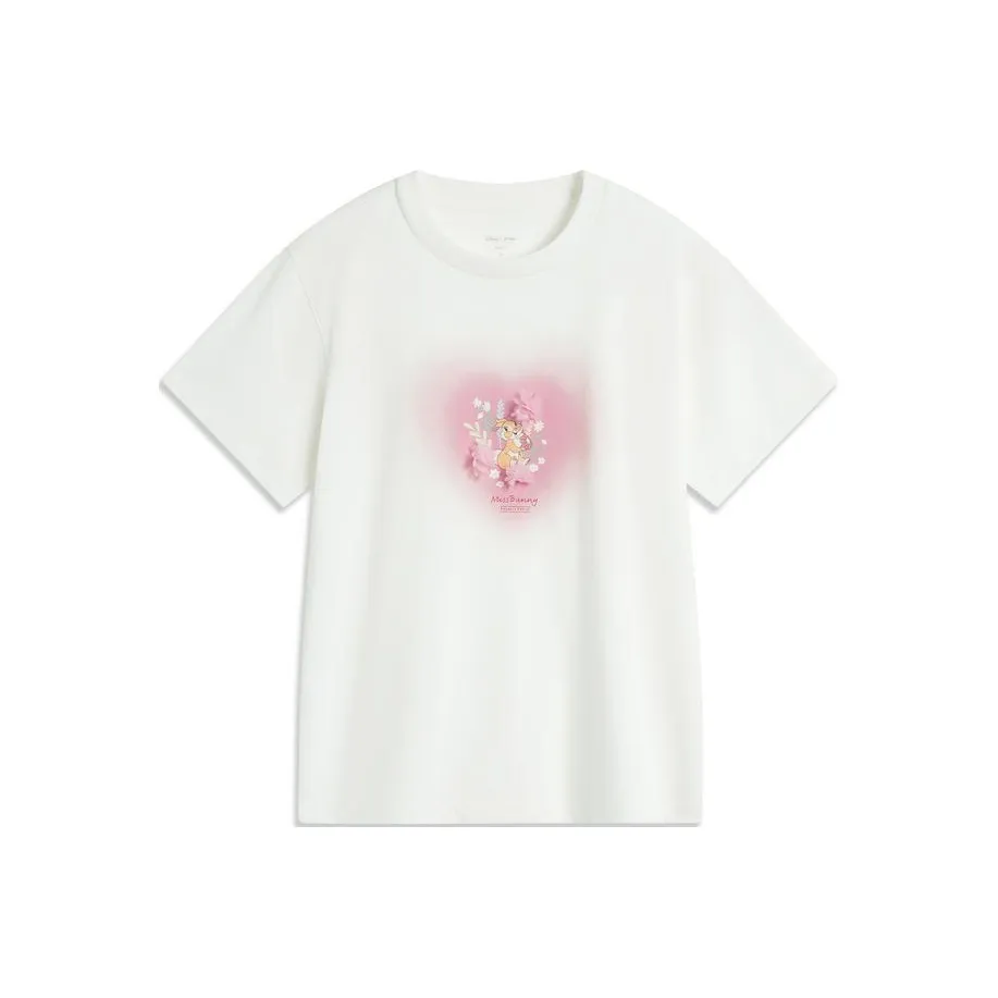 LINING Disney T-Shirt Женская Айвори